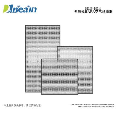 无隔板高效过滤器